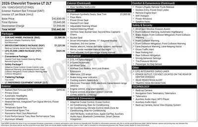 New 2026 Chevrolet Traverse - photo 1