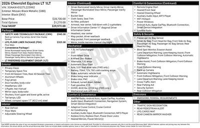 New 2026 Chevrolet Equinox - photo 1
