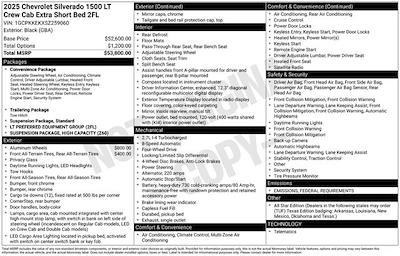 New 2025 Chevrolet Silverado 1500 LT Crew Cab 4x4 Pickup for sale #259060 - photo 1