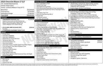 New 2025 Chevrolet Blazer LT for sale #269730 - photo 2