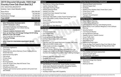 2019 Chevrolet Silverado 1500 Crew Cab 4WD Pickup for sale #283737B - photo 2