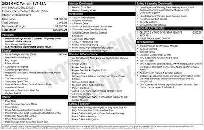 Used 2024 GMC Terrain - photo 1