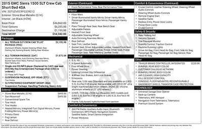 Used 2015 GMC Sierra 1500 SLT Crew Cab for sale #339212 - photo 2