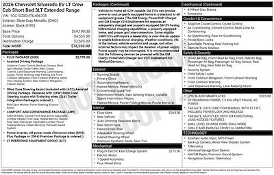 New 2026 Chevrolet Silverado EV - photo 1