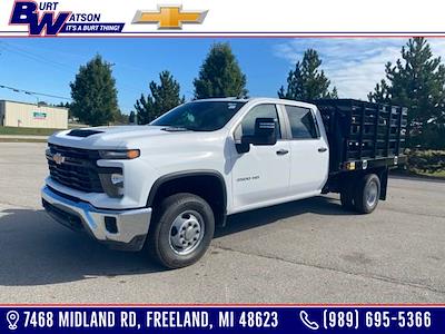 2024 Chevrolet Silverado 3500 Crew Cab 4x4, Monroe Truck Equipment TradesPRO™ Stake Bed for sale #417671 - photo 1