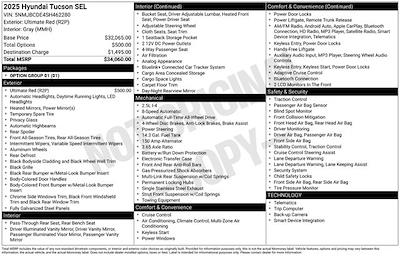 Used 2025 Hyundai Tucson - photo 1