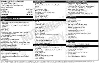 Used 2025 Chrysler Pacifica - photo 1