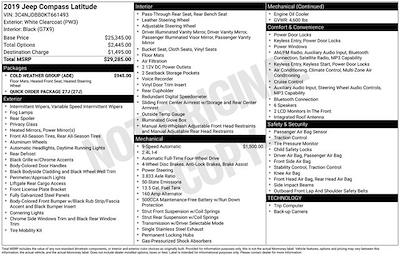 Used 2019 Jeep Compass - photo 1