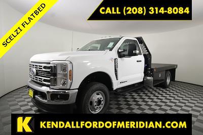 2024 Ford F-350 Regular Cab DRW 4x4 Scelzi Flatbed Truck for sale #RN31063 - photo 1