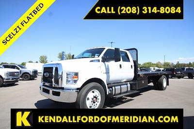 New 2025 Ford F-650 Base Crew Cab 18' Scelzi Steel Flatbed Truck for sale #RN33112 - photo 1