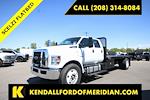 New 2025 Ford F-650 Base Crew Cab 18' Scelzi Steel Flatbed Truck for sale #RN33112 - photo 1