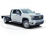 New 2024 Chevrolet Silverado 3500 Work Truck Crew Cab 4x4 9' 4" CM Truck Beds Steel Flatbed Truck with Gooseneck Hitch for sale #43164 - photo 1