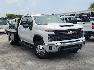 New 2024 Chevrolet Silverado 3500 Work Truck Crew Cab 4x4 12' Knapheide Steel Flatbed Truck for sale #43165 - photo 1