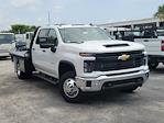 New 2024 Chevrolet Silverado 3500 Work Truck Crew Cab 4x4 12' Knapheide Steel Flatbed Truck for sale #43165 - photo 1