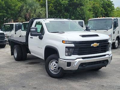 New 2025 Chevrolet Silverado 3500 Work Truck Regular Cab 9' 6" Knapheide Steel Flatbed Truck for sale #50283 - photo 1
