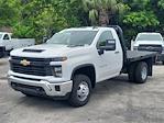 New 2025 Chevrolet Silverado 3500 Work Truck Regular Cab 9' 6" Knapheide Steel Flatbed Truck for sale #50283 - photo 3