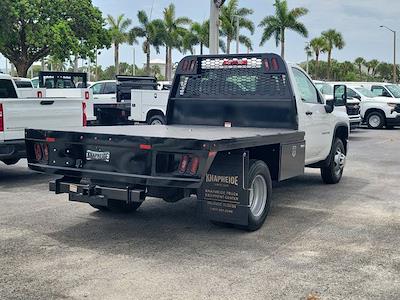 New 2025 Chevrolet Silverado 3500 Work Truck Regular Cab 9' 6" Knapheide Steel Flatbed Truck with Gooseneck Hitch for sale #50720 - photo 2