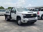 New 2025 Chevrolet Silverado 3500 Work Truck Regular Cab 9' 6" Knapheide Steel Flatbed Truck with Gooseneck Hitch for sale #50720 - photo 1