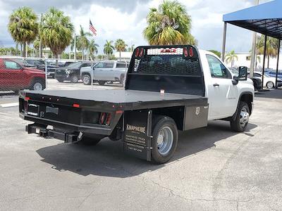 New 2025 Chevrolet Silverado 3500 Work Truck Regular Cab 9' 6" Knapheide Steel Flatbed Truck with Gooseneck Hitch for sale #50722 - photo 2