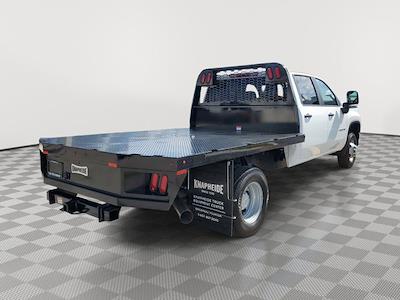 New 2025 Chevrolet Silverado 3500 Work Truck Crew Cab 4WD 9' 6" Knapheide Steel Flatbed Truck with Gooseneck Hitch for sale #50852 - photo 2