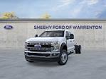 New 2025 Ford F-550 Crew Cab 4x4 12' PJ's Steel Flatbed Truck with Gooseneck Hitch for sale #YD48272 - photo 4
