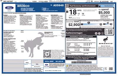 2025 Ford Bronco 4WD SUV for sale #MF60085P - photo 2