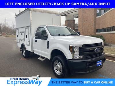 Used 2019 Ford F-350 XL 4WD 10' ENCLOSED UTILITY Regular Cab 4x4 Service Truck for sale #FL3118P - photo 1