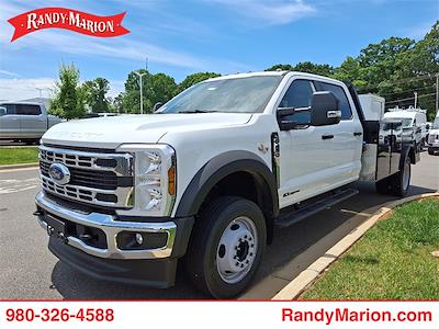 New 2024 Ford F-450 XL Crew Cab 11' 4" Knapheide Steel Flatbed Truck with Gooseneck Hitch for sale #FL31430 - photo 1