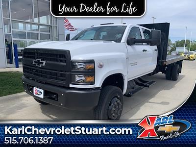 2023 Chevrolet Silverado 5500 Crew Cab DRW 4x4, Parkhurst Toughline Flatbed Truck for sale #56883 - photo 1