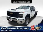 New 2025 Chevrolet Silverado 3500 Work Truck Double Cab 4x4 8' 3" Steel Flatbed Truck for sale #60240 - photo 1