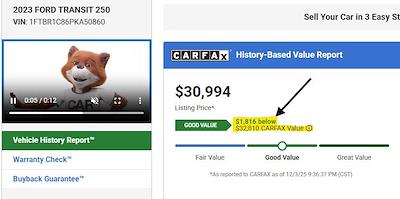 Used 2023 Ford Transit 250 Medium Roof Empty Cargo Van for sale #3559X - photo 2