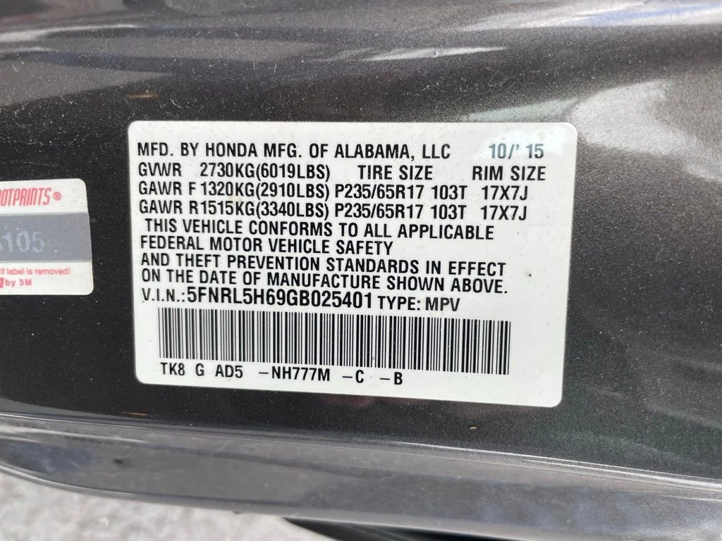 Used 2016 Honda Odyssey - photo 46
