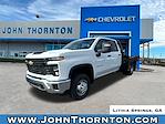 New 2025 Chevrolet Silverado 3500 Work Truck Crew Cab RWD Monroe Truck Equipment Flatbed Truck for sale #25528 - photo 1