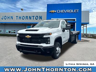 New 2025 Chevrolet Silverado 3500 Work Truck Regular Cab 4WD Flatbed Truck for sale #25641 - photo 1