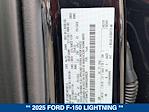 New 2025 Ford F-150 Lightning Platinum SuperCrew Cab AWD Pickup for sale #252883 - photo 22
