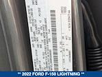 Used 2022 Ford F-150 Lightning SuperCrew Cab for sale #254881A - photo 23