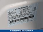 New 2026 Ford Maverick XLT SuperCrew Cab for sale #260407 - photo 25