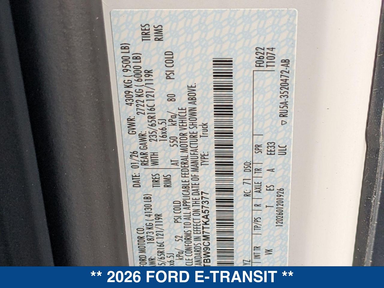 New 2026 Ford E-Transit 350 - photo 21