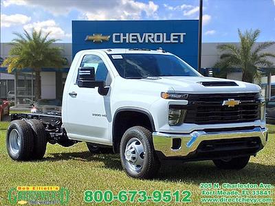 New 2026 Chevrolet Silverado 3500 Work Truck Regular Cab 4WD 60 CA Cab Chassis for sale #T1080 - photo 1