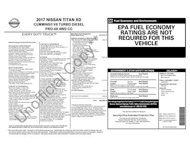 Used 2017 Nissan Titan XD PRO-4X Crew Cab for sale #26U0058A - photo 1