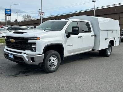 New 2024 Chevrolet Silverado 3500 Work Truck Crew Cab 4WD 9' Knapheide Enclosed Service Body for sale #PP7560 - photo 1
