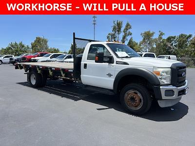 2014 Ford F-550 Regular Cab DRW 4x2 Flatbed Truck for sale #FK01601W - photo 1