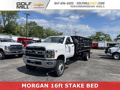 2024 Chevrolet Silverado 5500 Regular Cab DRW 4WD, Morgan Truck Body Prostake Stake Bed for sale #GM4529 - photo 1