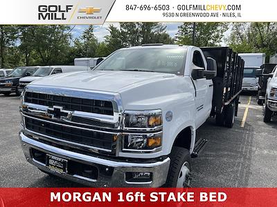 2024 Chevrolet Silverado 5500 Regular Cab DRW 4WD, Morgan Truck Body Prostake Stake Bed for sale #GM4530 - photo 1