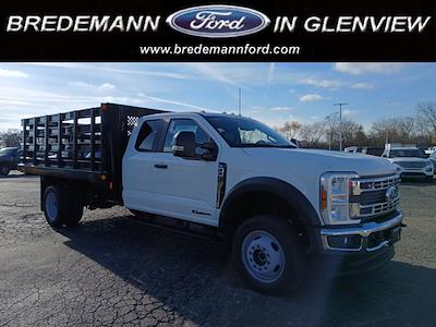 2024 Ford F-450 Super Cab DRW 4WD, Monroe Truck Equipment Versa-Line Platform Body Stake Bed for sale #F43794 - photo 1