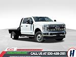 New 2025 Ford F-350 XL Crew Cab 4x4 9' 4" CM Truck Beds Steel Flatbed Truck with Gooseneck Hitch for sale #16678C - photo 1