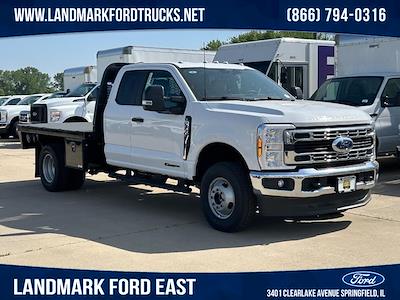 New 2025 Ford F-350 Super Cab 4x4 9' 6" Knapheide Steel Flatbed Truck with Gooseneck Hitch for sale #F25050 - photo 1