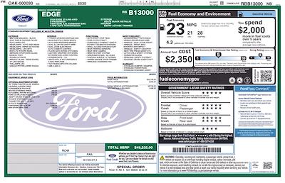 2024 Ford Edge AWD SUV for sale #DR543 - photo 2