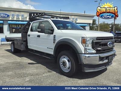 2022 Ford F-550 Crew Cab DRW 4x4, Flatbed Truck for sale #0G30344A - photo 1