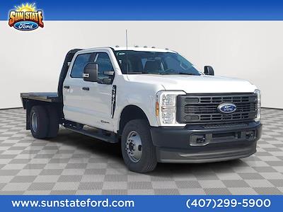 New 2025 Ford F-350 Crew Cab Steel Flatbed Truck for sale #D40451 - photo 1